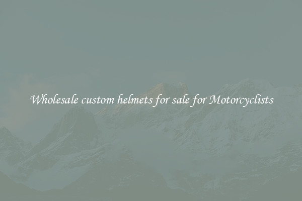 Wholesale custom helmets for sale for Motorcyclists