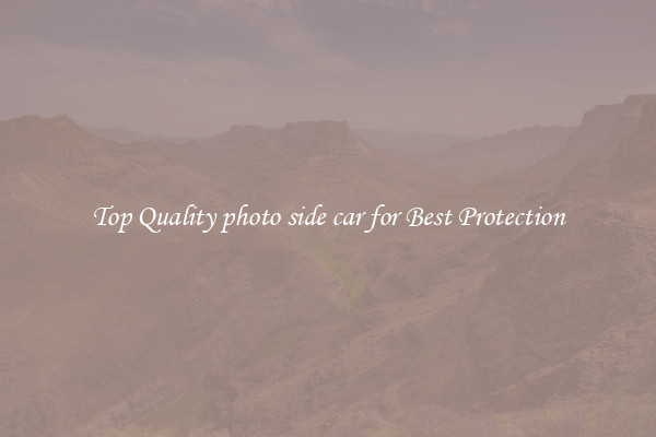 Top Quality photo side car for Best Protection