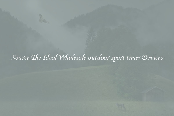 Source The Ideal Wholesale outdoor sport timer Devices